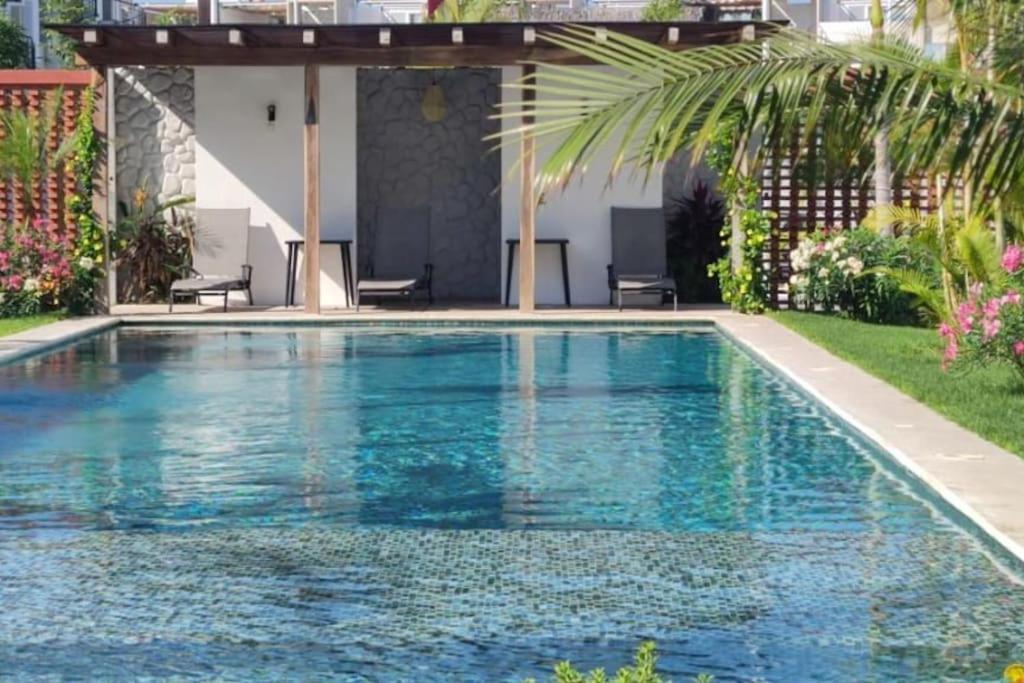 Ferienwohnung Departamento Con Alberca Manzanillo Exterior foto