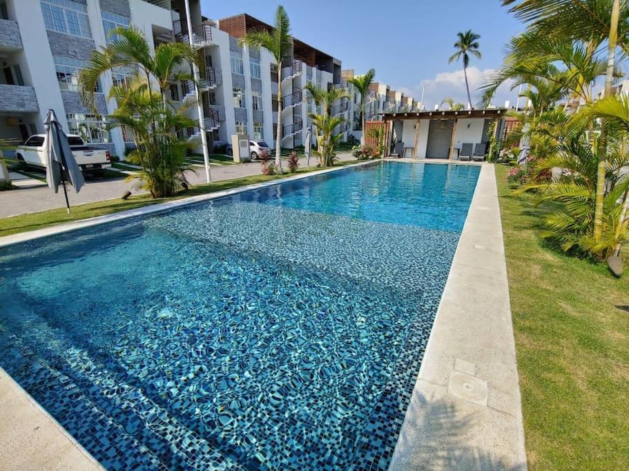 Ferienwohnung Departamento Con Alberca Manzanillo Exterior foto
