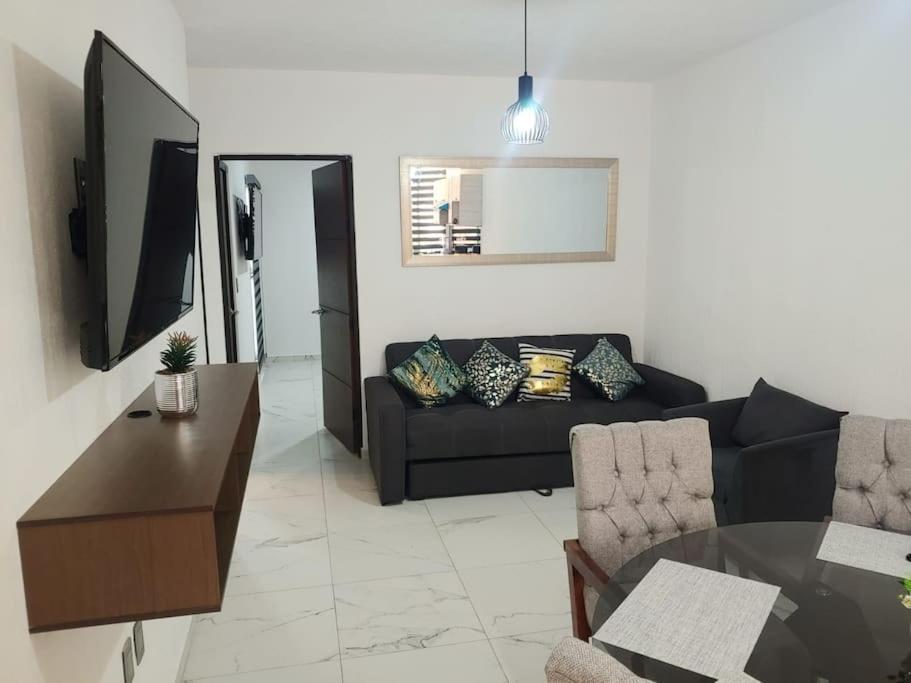 Ferienwohnung Departamento Con Alberca Manzanillo Exterior foto